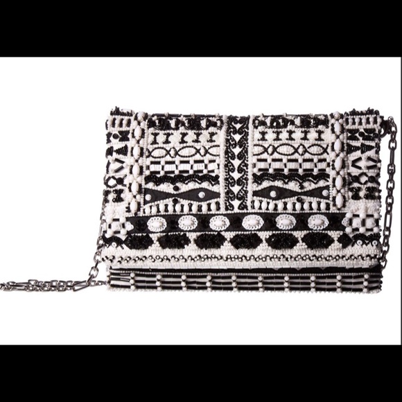 Oscar De La Renta Petite Bag Embroidered Satin - Picture 2 of 8